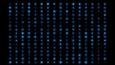 动画闪烁的蓝色的光灯泡领导墙投影仪阶段灯